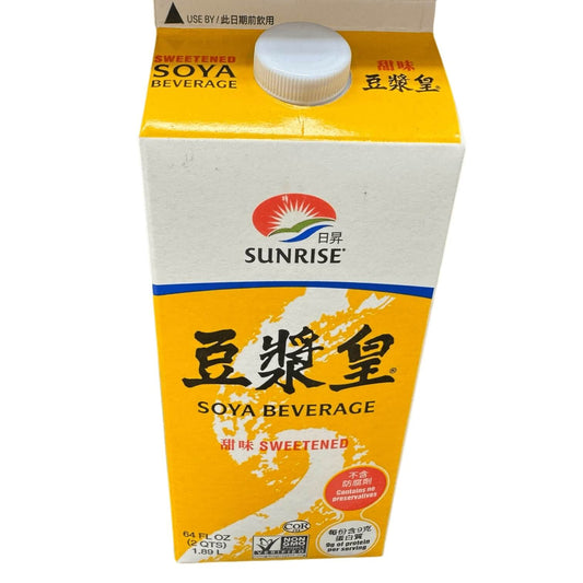 Sunrise Sweetened Soya Beverage 1.89L