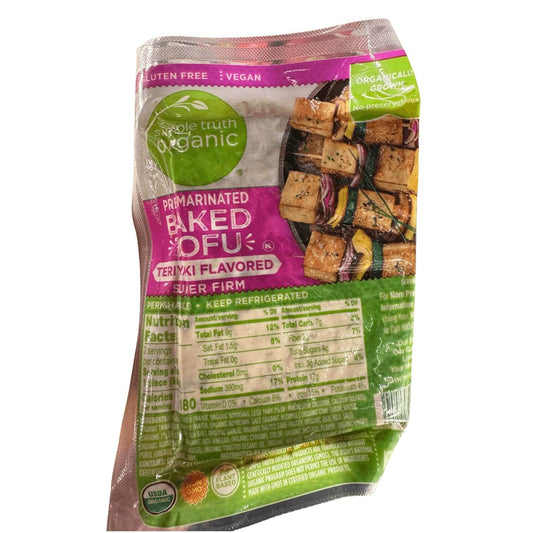 Simple Truth Organic® Super Firm Teriyaki Flavored Pre-Marinated Baked Tofu