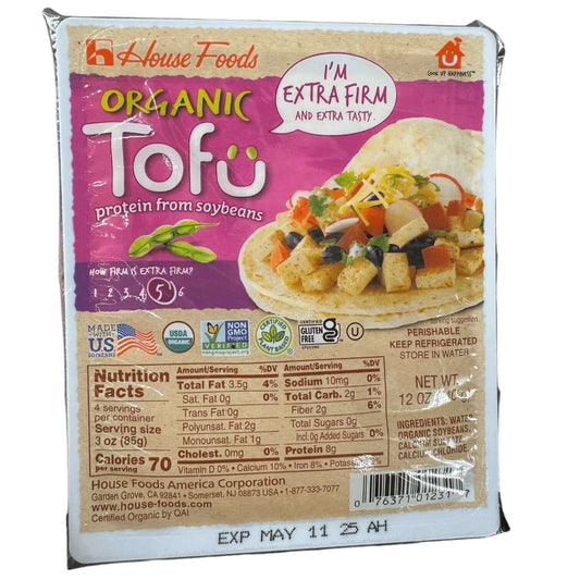 House Foods Organic Tofu Extra Firm, Plant-Based Protein Staple