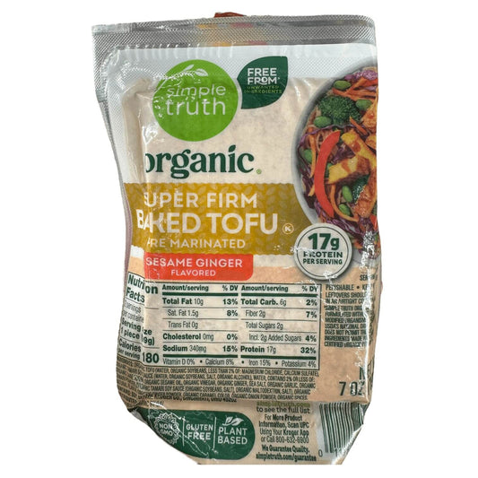 Simple Truth Organic® Super Firm Sesame Ginger Baked Tofu