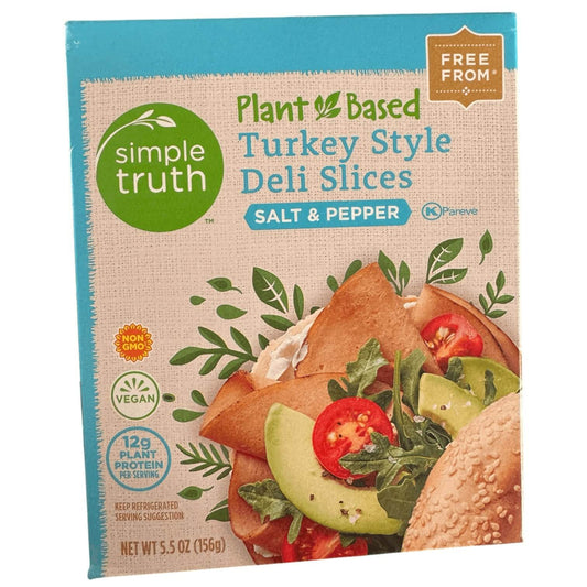 Simple Truth™ Plant-Based Salt & Pepper Turkey Style Deli Slices Box