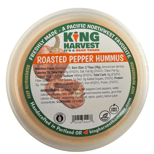 King Harvest Roasted Red Pepper Hummus