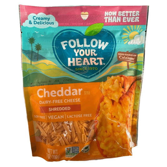 Follow Your Heart® Dairy Free Cheddar Shredded Cheese Fine Cut