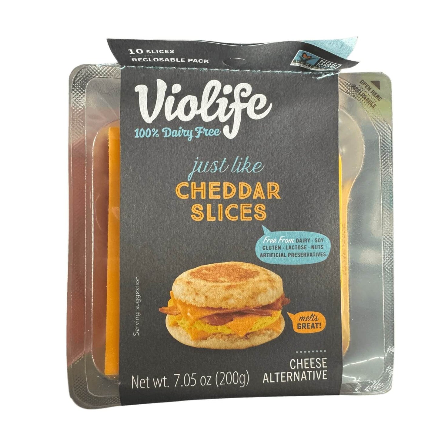 Violife Just Like Cheddar Slices, Dairy-Free Vegan