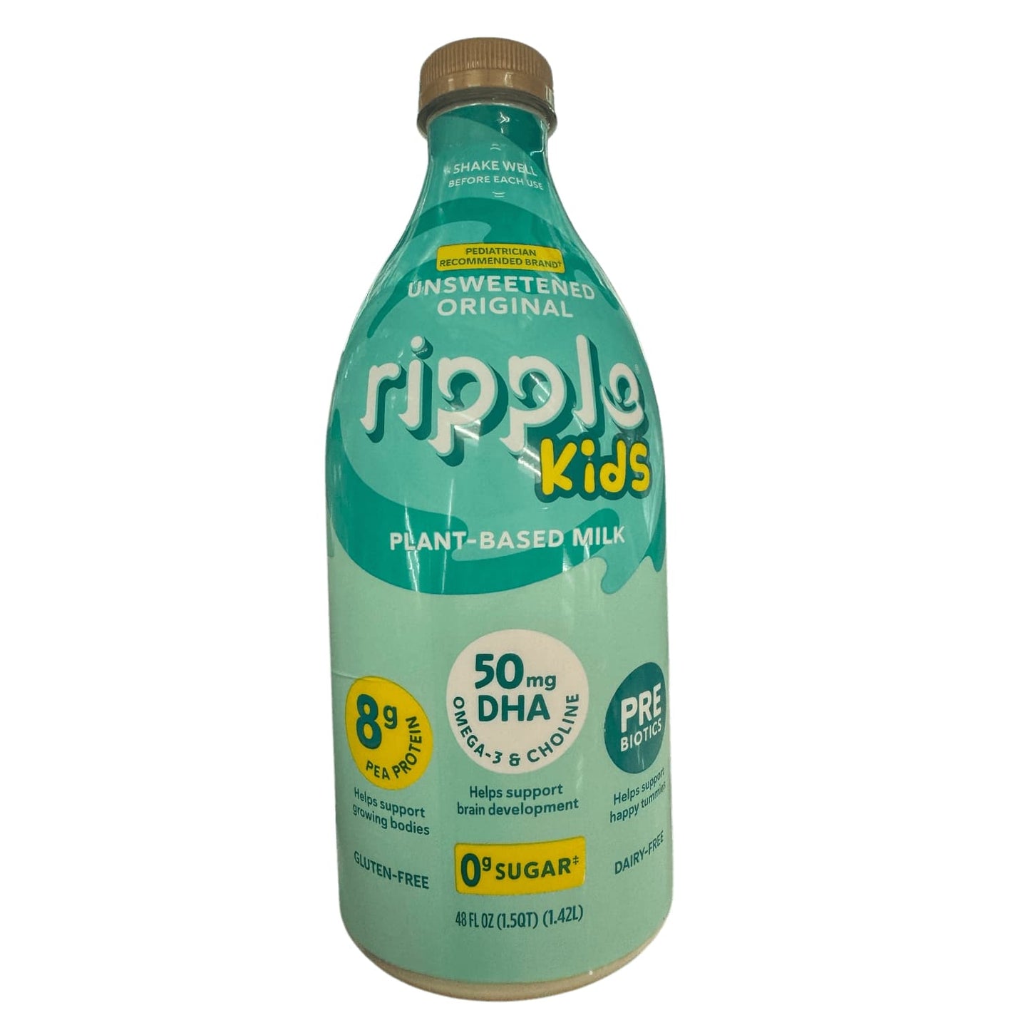 Ripple® Kids Unsweetened Original Plant-Based Milk