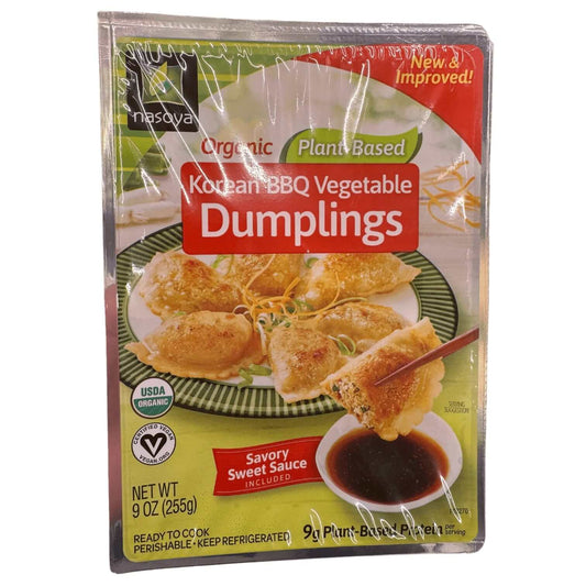 Nasoya Dumplings, Organic, Plant-Based, Korean BBQ Vegetable