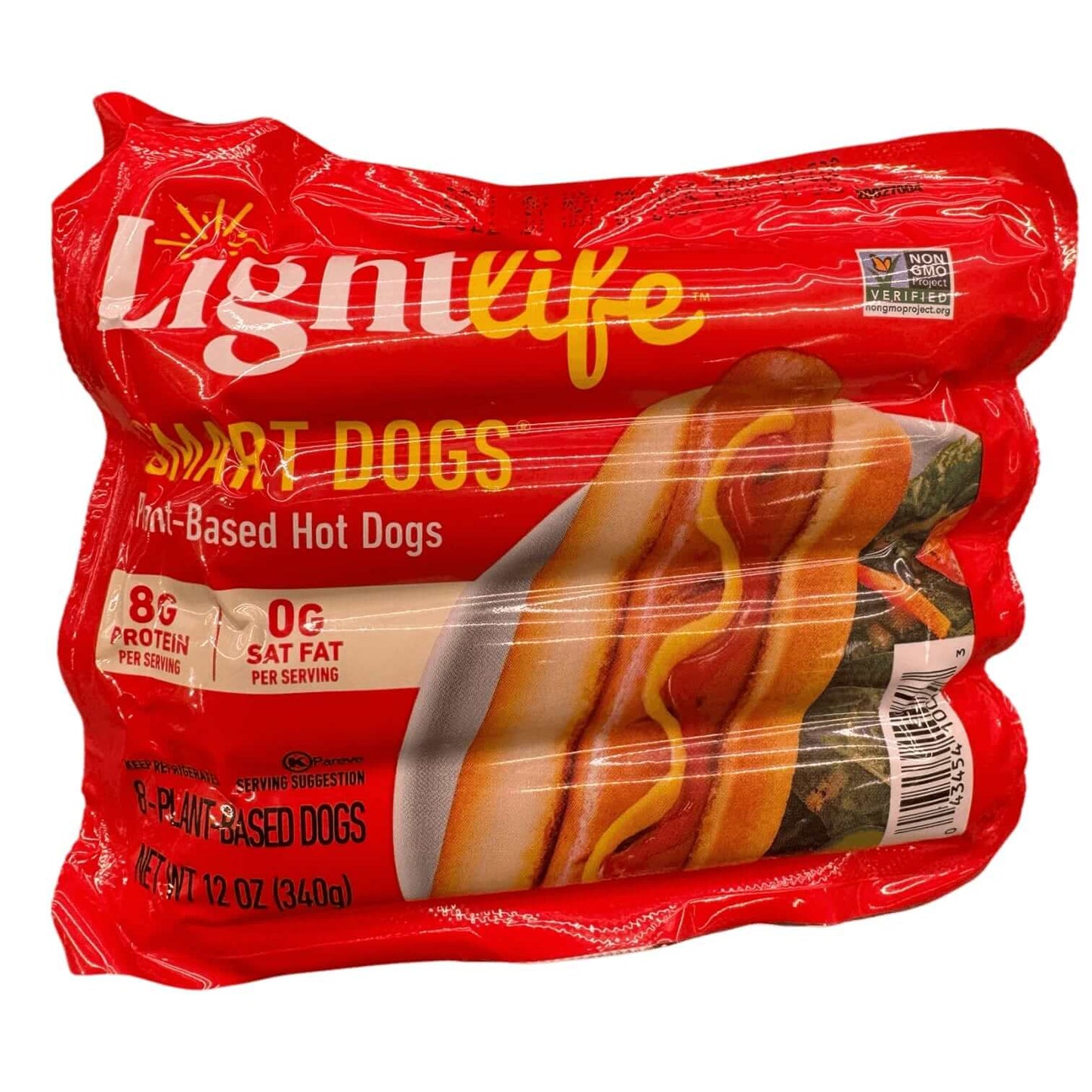 Lightlife Smart Sausages Hot Dogs Meatless 8 Count - 12 Oz