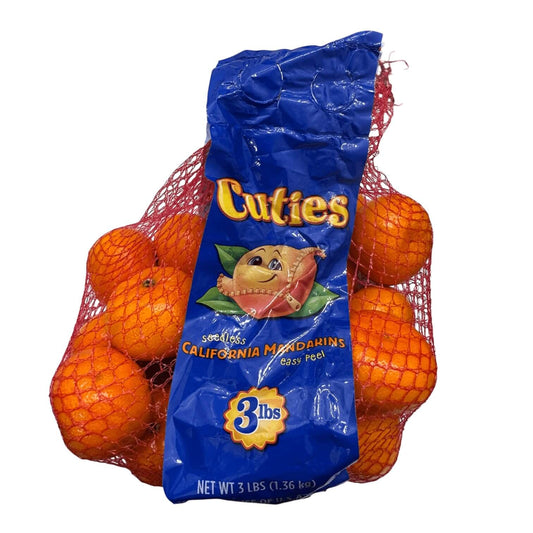 Cuties® Seedless California Mandarin Clementine Oranges in 3lb Bag