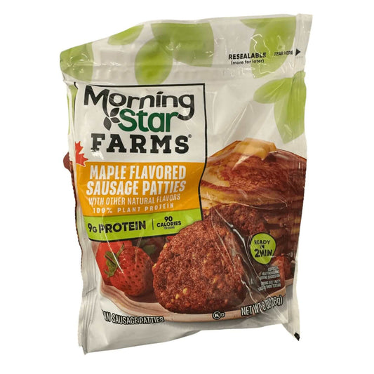 MorningStar Farms® Veggie Breakfast Maple Flavored Plant-Based Sausage Patties