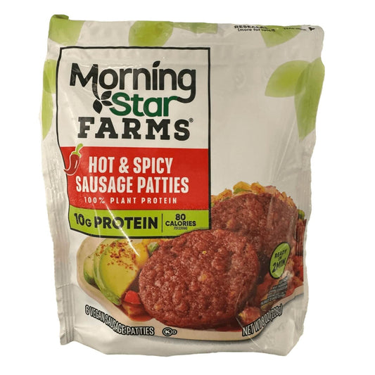 MorningStar Farms® Veggie Breakfast Hot and Spicy Vegan Sausage Patties