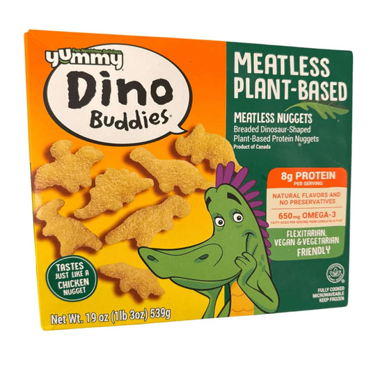 Yummy® Meatless Plant-Based Dino Buddies® Dinosaur-Shaped Vegan Nuggets