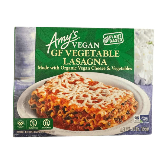 Amy’s® Vegan Gluten Free Vegetable Lasagna, Frozen Plant-Based Meal