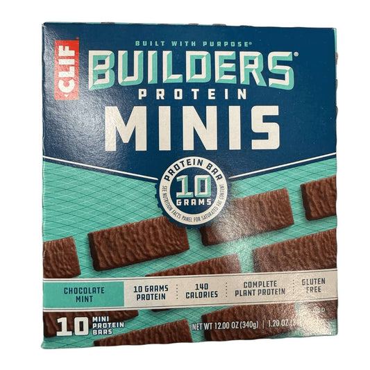 CLIF® Builders Chocolate Mint Protein Bar, Plant-Based Snack