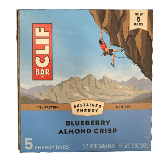 CLIF BAR® Blueberry Almond Crisp Energy Bar, Plant-Based Snack