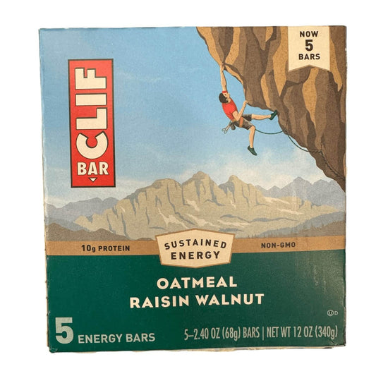 CLIF BAR® Oatmeal Raisin Walnut Energy Bar, Plant-Based Snack