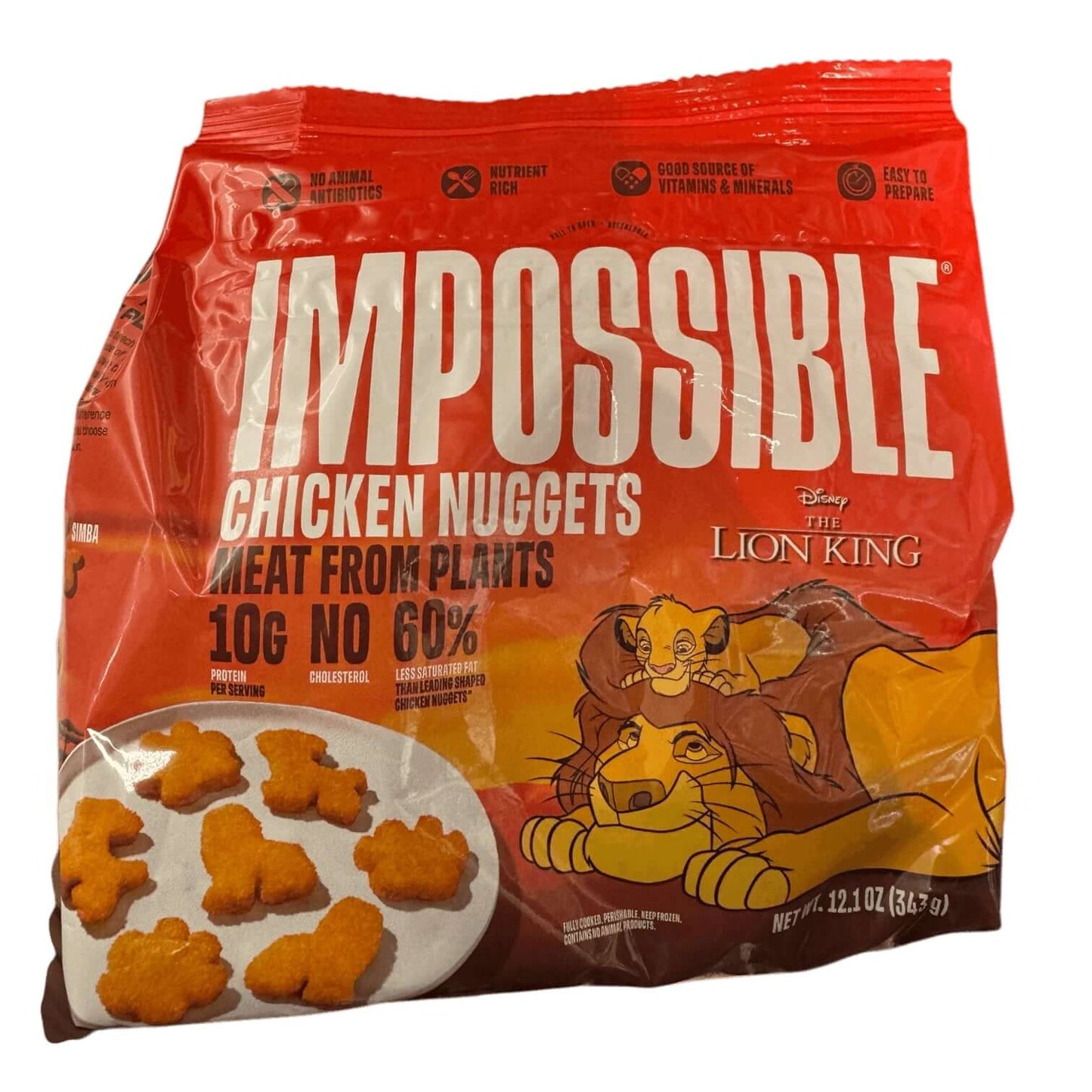 Impossible™ Chicken Nuggets, The Lion King, Plant-Based Nuggets, Frozen Entrée