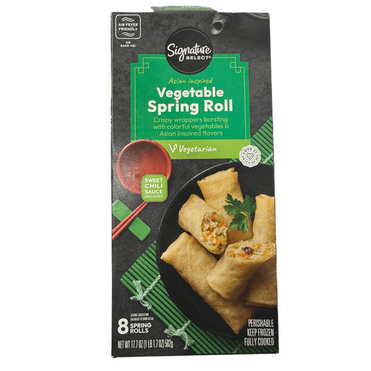 Signature SELECT Spring Roll, Vegetable, Frozen Appetizer, 17.7 oz