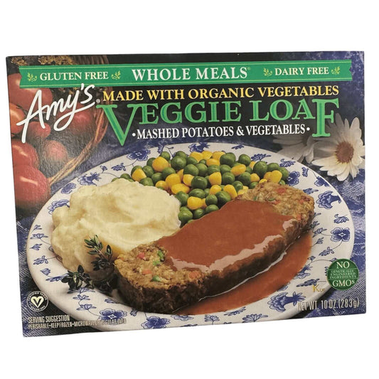 Amy’s Kitchen Veggie Loaf & Mashed Potatoes Entrée, Frozen Meal, 10 oz