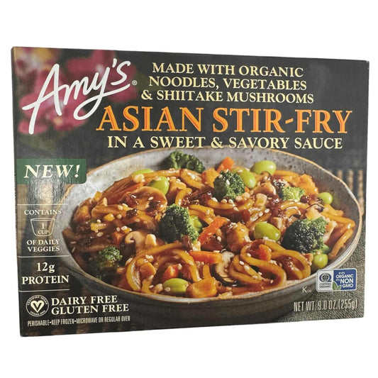 Amy’s Kitchen Asian Stir-Fry, Frozen Meal, 9 oz
