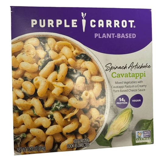 Purple Carrot® Spinach Artichoke Cavatappi, Frozen, Plant-Based