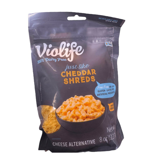 Violife Just Like Cheddar Shreds Shredded Cheese, Dairy-Free Vegan