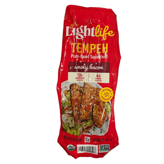 Lightlife® Tempeh, Smoky Bacon, Plant-Based Superfood
