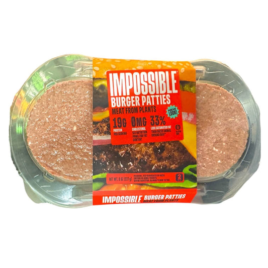 Impossible Burger Patties Made From Plants