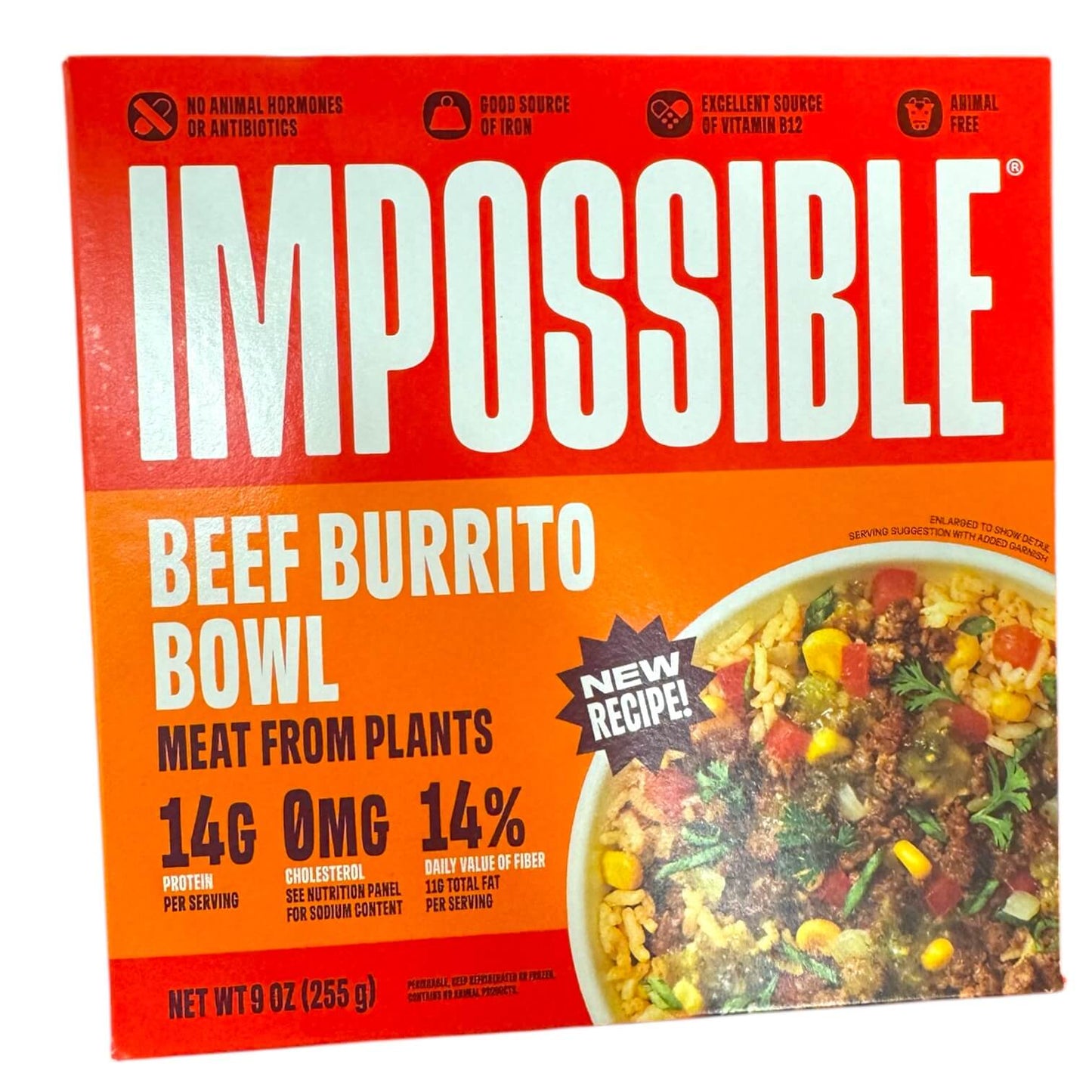 Impossible Bowls, Burritto Bowl with Impossible Beef - 9oz
