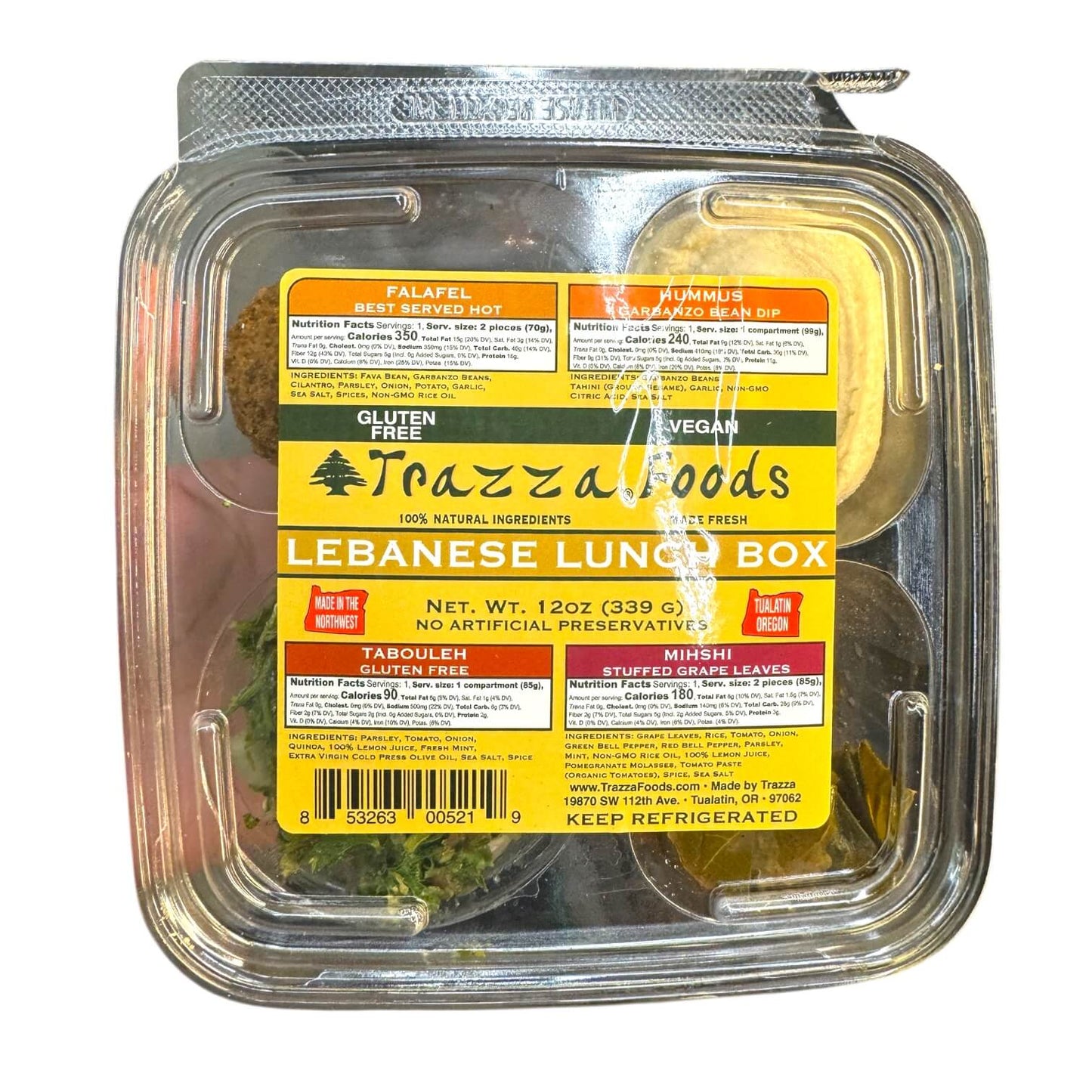 Trazza™ Lebanese Lunch Box
