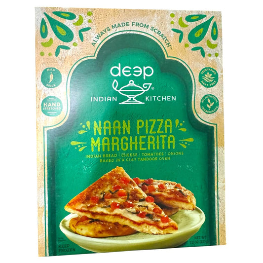 Deep Indian Kitchen Naan Pizza, Margherita, Mild Spice