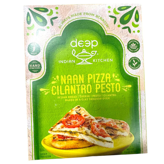 Deep Indian Kitchen Naan Pizza, Cilantro Pesto, Mild Spice