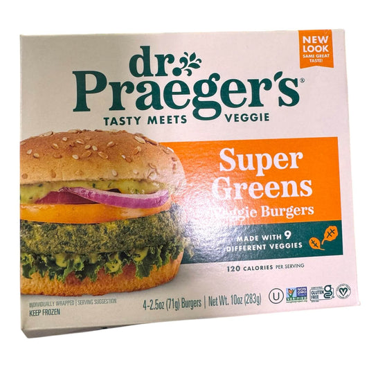 Dr. Praeger’s Super Greens Veggie Burgers