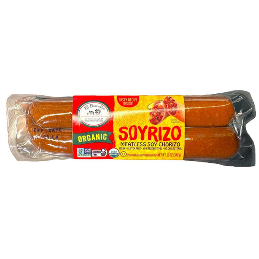 El Burrito Organic Soyrizo Meatless Soy Chorizo