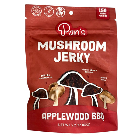 Pan's Applewood BBQ Mushroom Jerky