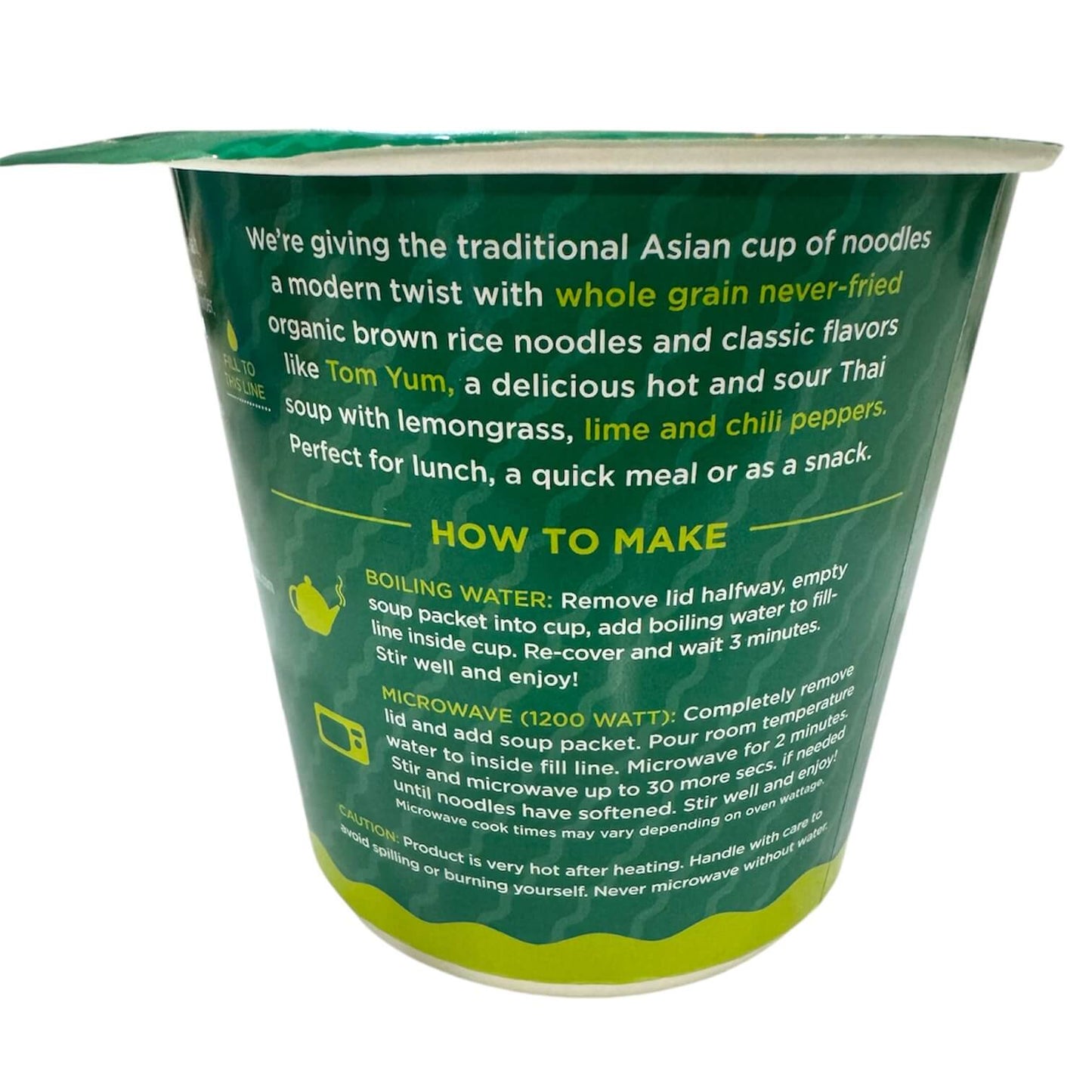 Lotus Foods, Tom Yum Rice Ramen Soup Cup