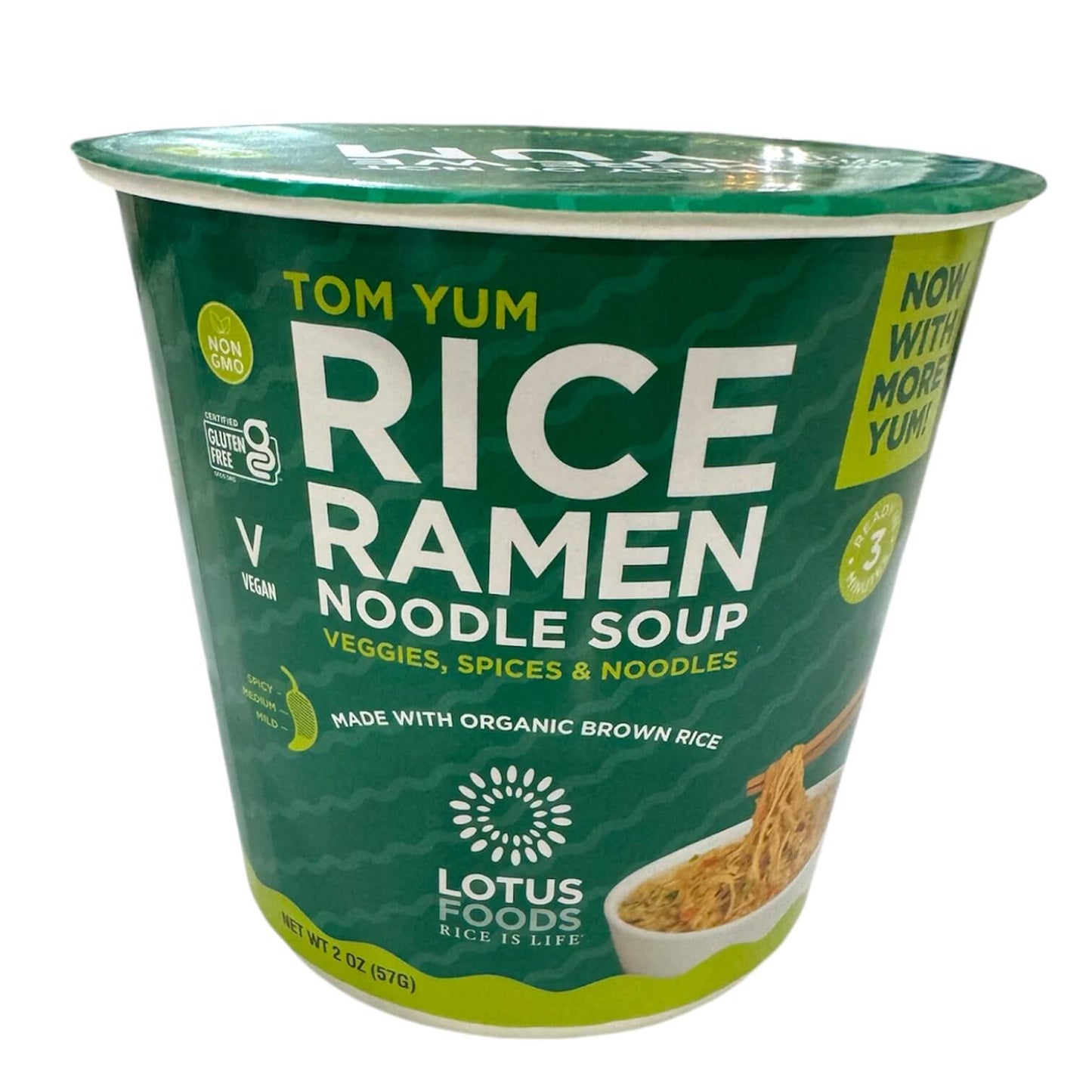 Lotus Foods, Tom Yum Rice Ramen Soup Cup