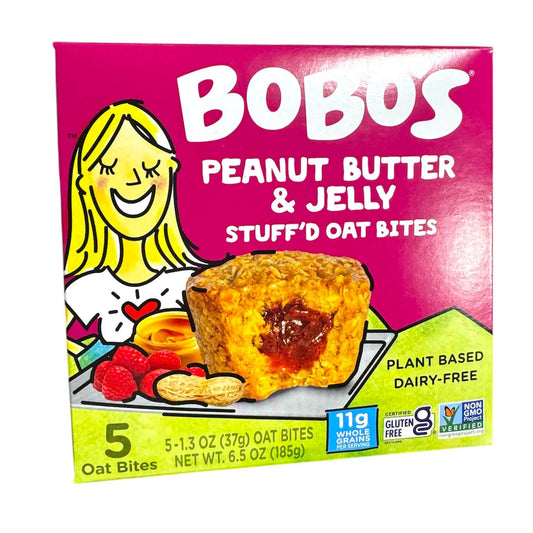 Bobo's Oat Bites, Stuff'd, Peanut Butter & Jelly