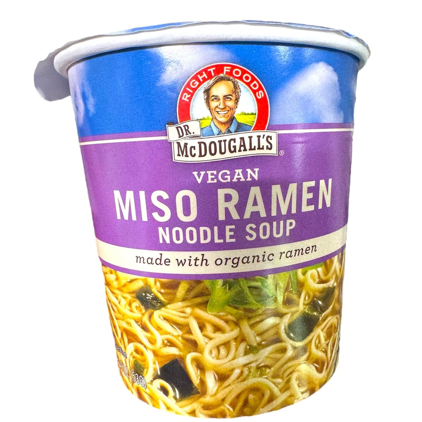 Dr. McDougall's Noodle Soup, Vegan, Miso Ramen