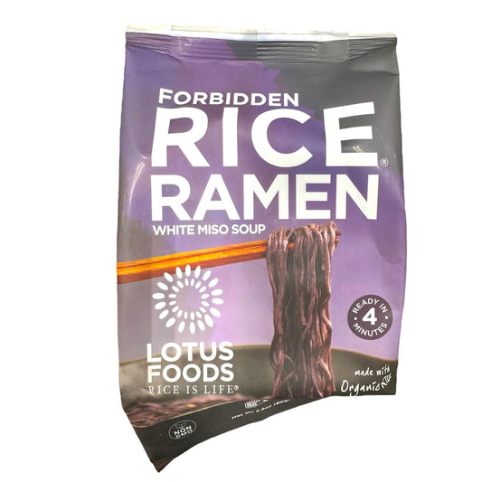 Lotus Foods Rice Ramen, White Miso Soup, Forbidden