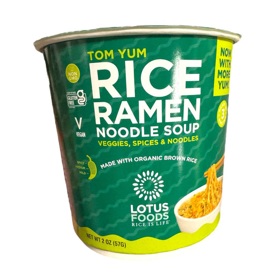 Lotus Foods, Tom Yum Rice Ramen Soup Cup