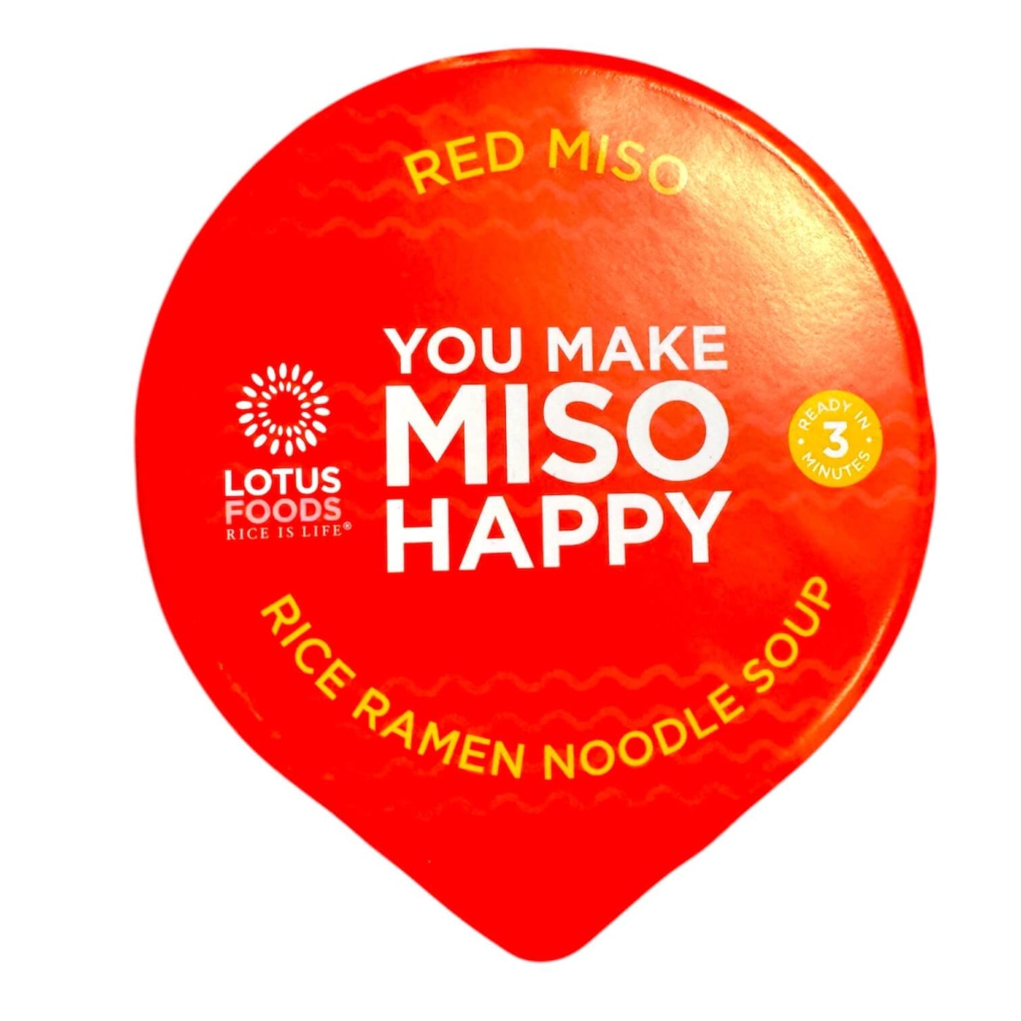 Lotus Foods Red Miso Rice Ramen Noodle Soup Cup
