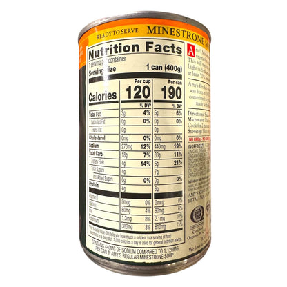 Amy's Organic Light in Sodium Low Fat Minestrone Soup