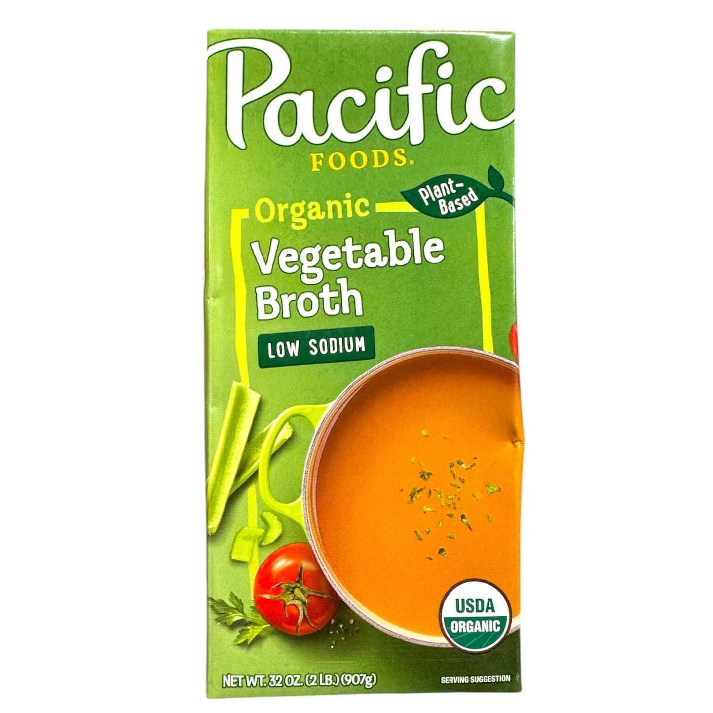 Pacific Foods® Low Sodium Organic Vegetable Broth Carton