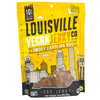 Louisville Vegan Jerky,  Smoky Carolina BBQ - 3 oz