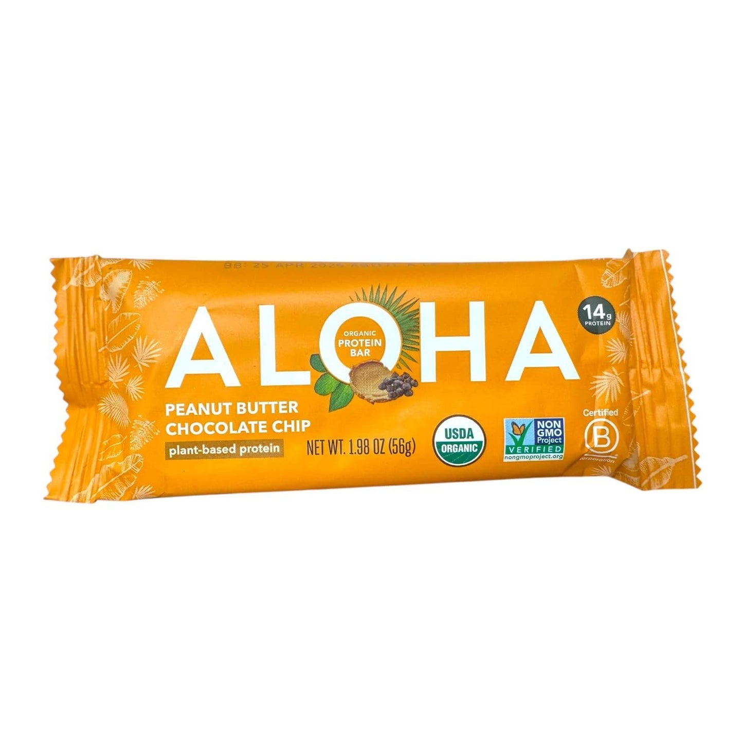 ALOHA Peanut Butter Chocolate Chip Protein Bars - 1.98 oz