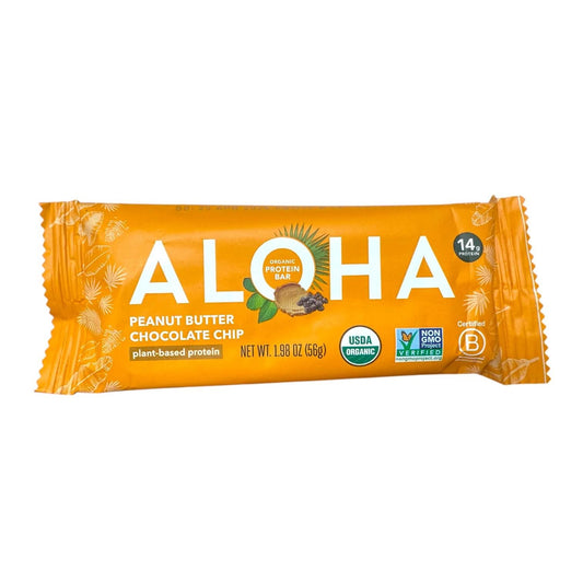 ALOHA Peanut Butter Chocolate Chip Protein Bars - 1.98 oz