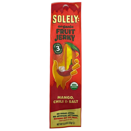 Solely Organic Mango with Chili & Salt Fruit Jerky - 0.8oz