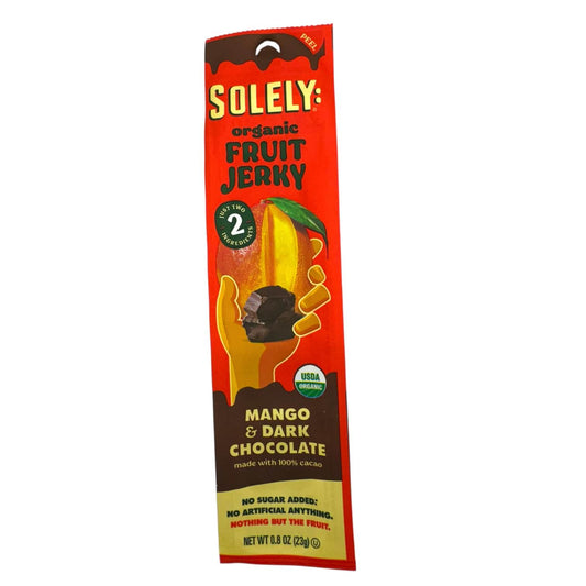 Solely Organic Fruit Jerky with Mango & Dark Chocolate - 0.8oz