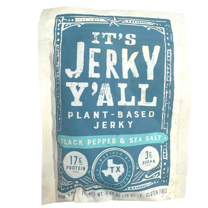 It's Jerky Y'all Vegan Jerky SEA SALT & PEPPER