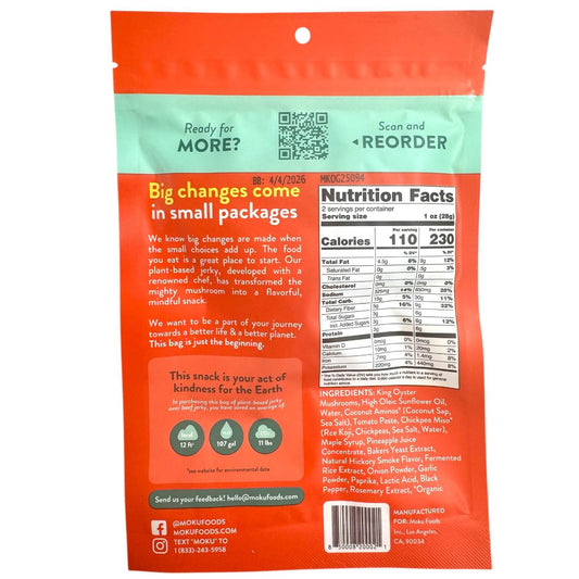 Moku, Mushroom Jerky, Original